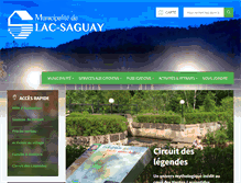Tablet Screenshot of lacsaguay.qc.ca